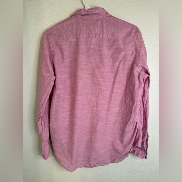 Frank & Eileen Pink Stripe Eileen Shirt Cotton XS - Picture 3 of 7